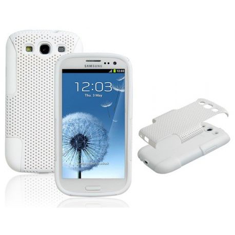 Защитен калъф за Samsung Galaxy S3 I9300 (Бял)